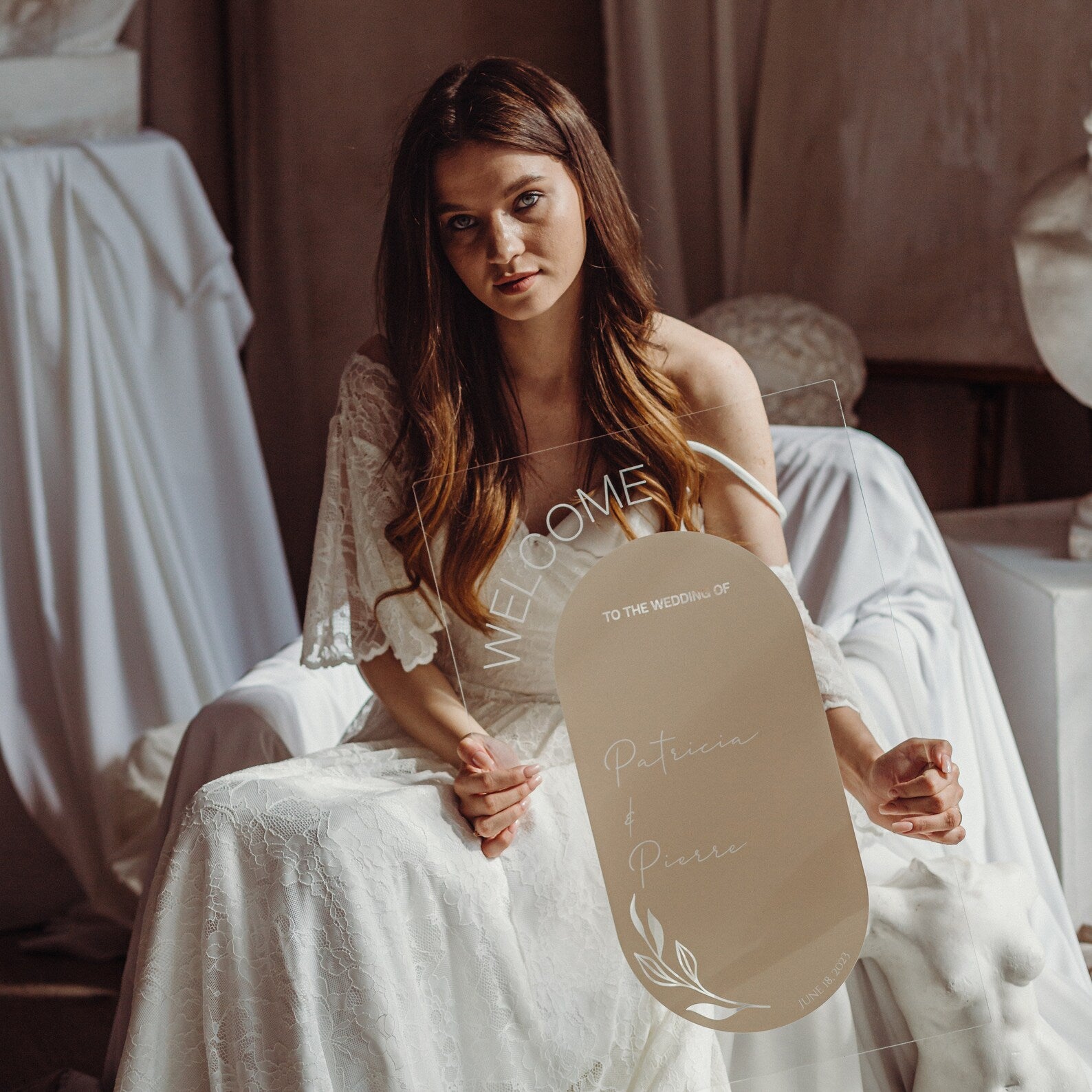 Acrylic Welcome Wedding Sign