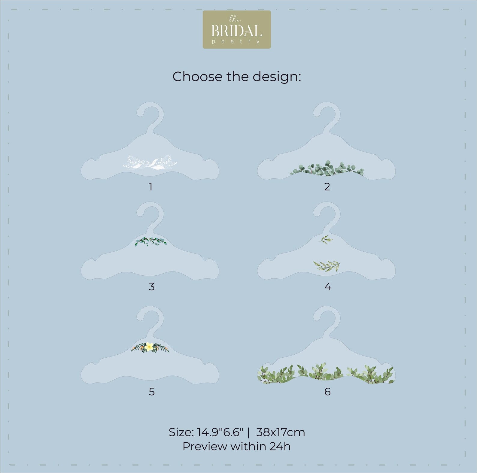 Personalized Acrylic Wedding Dress Hanger: Bride & Bridesmaids Gift