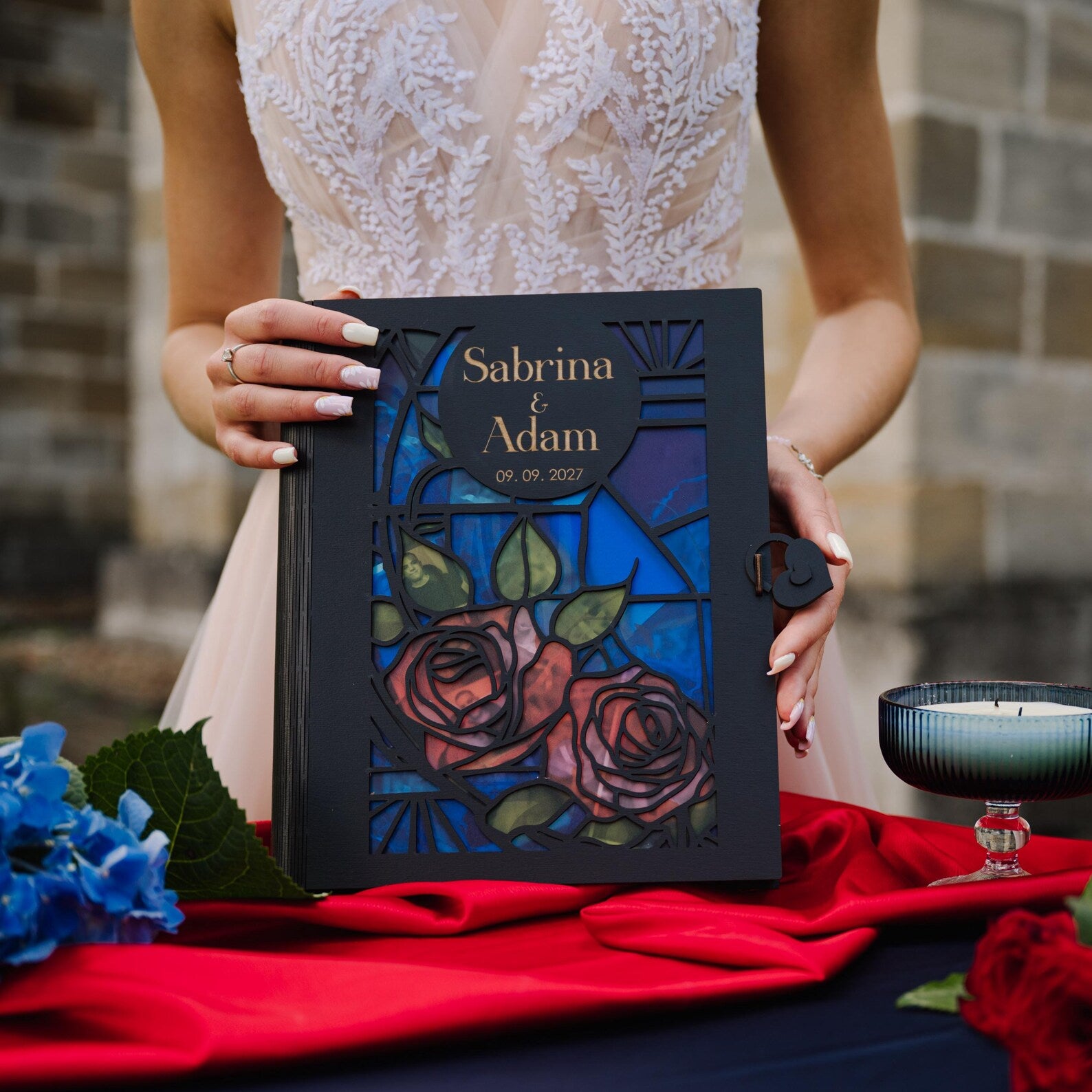 Stained Glass Memory Box: Medieval & Fairytale Wedding Keepsake Book