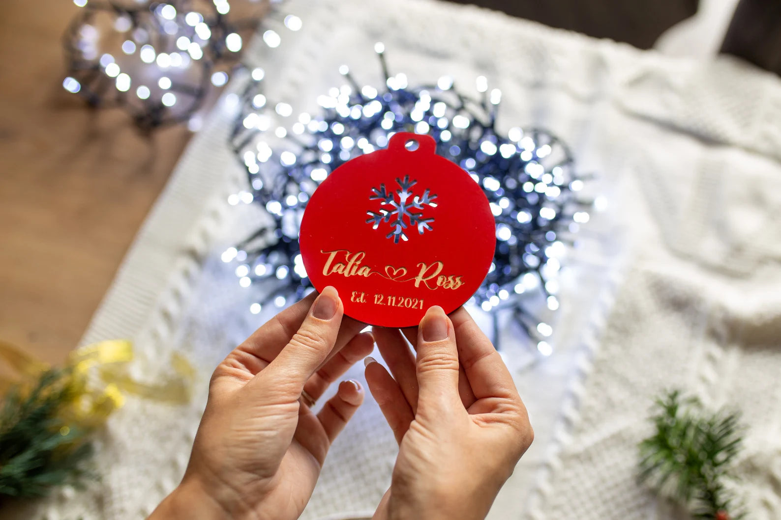 Personalized Christmas Ornaments, Unique Holiday Gifts in Bulk