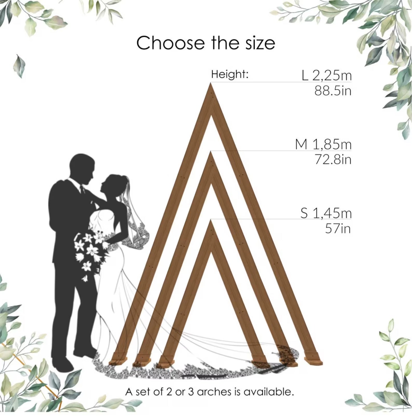 Wedding Arches: Hexagon, Triangle & Ruby-Shaped Wooden Arches