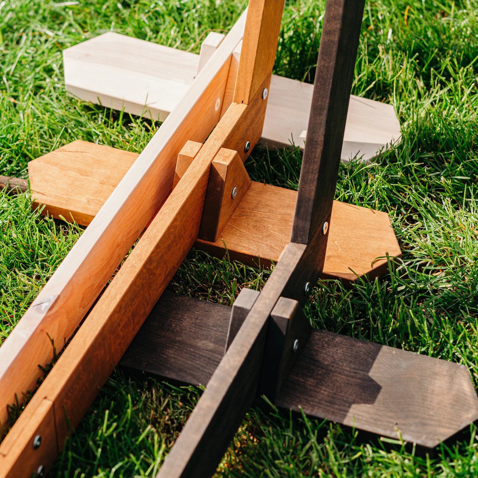 Wedding Arches: Hexagon, Triangle & Ruby-Shaped Wooden Arches