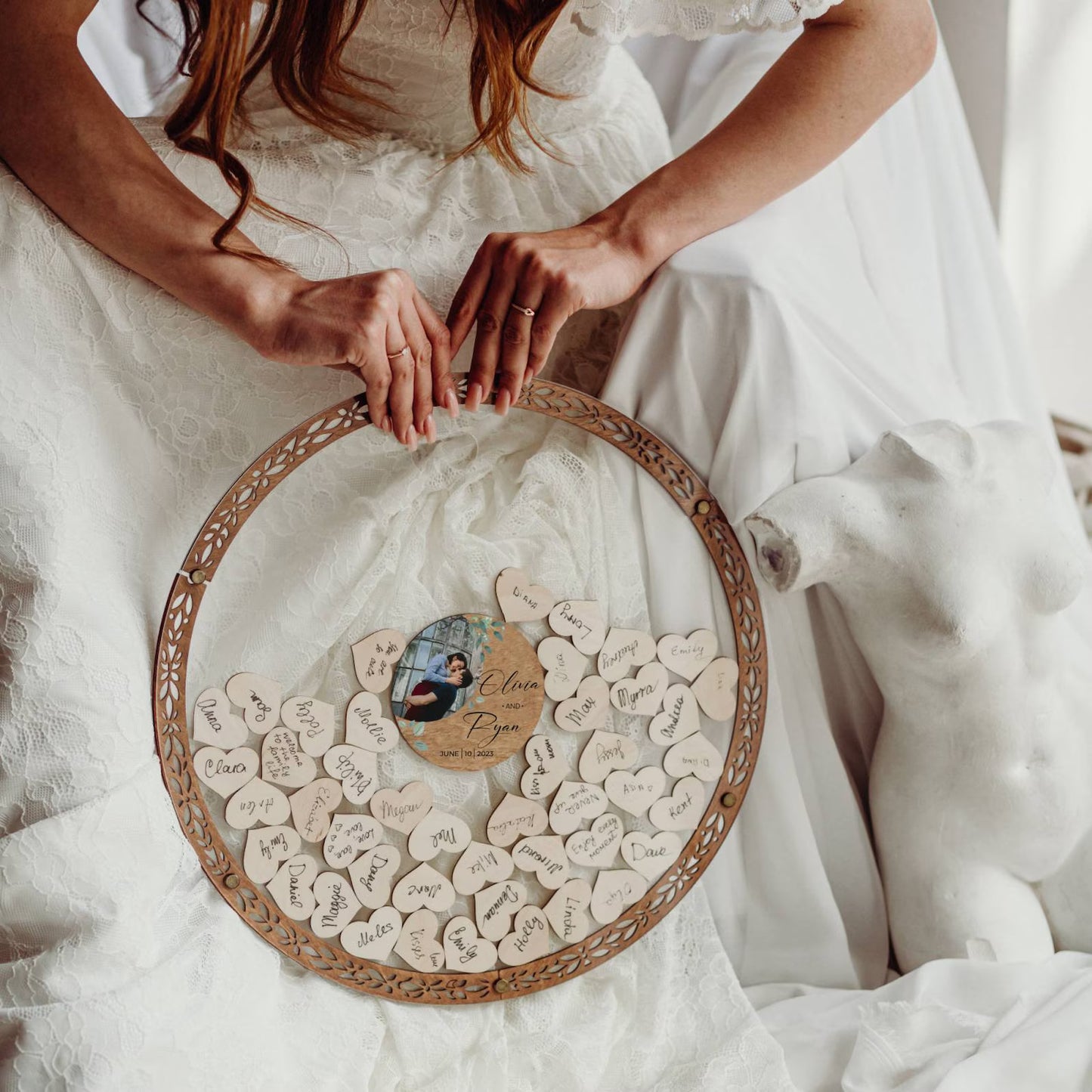 Rustic Wedding Drop Box Guest Book Alternative