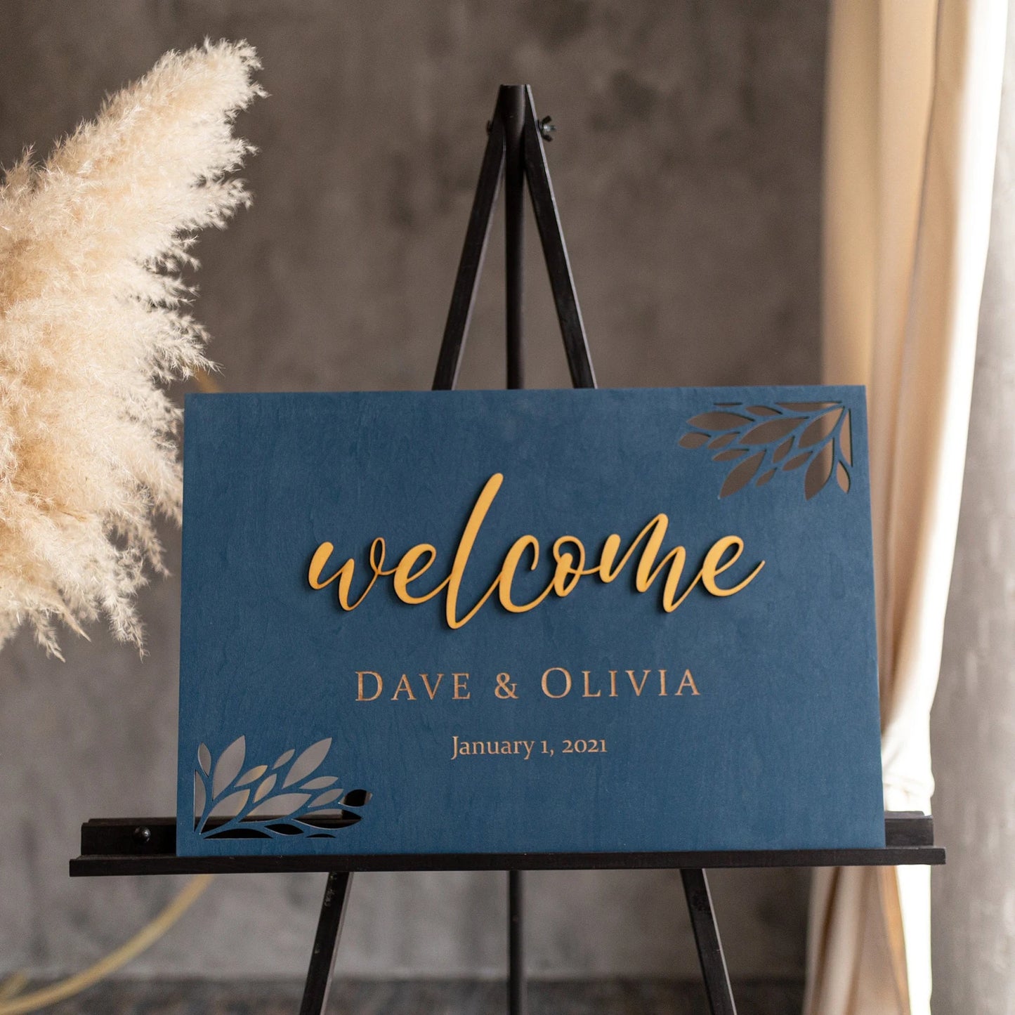 Personalized Welcome Wedding Sign