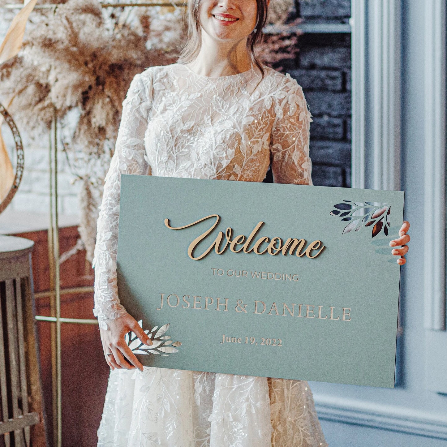 Personalized Welcome Wedding Sign