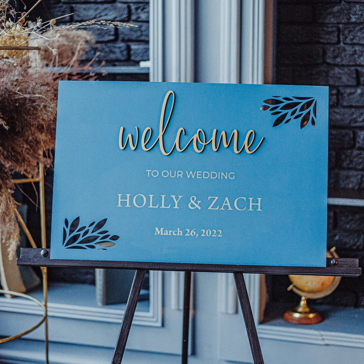 Personalized Welcome Wedding Sign