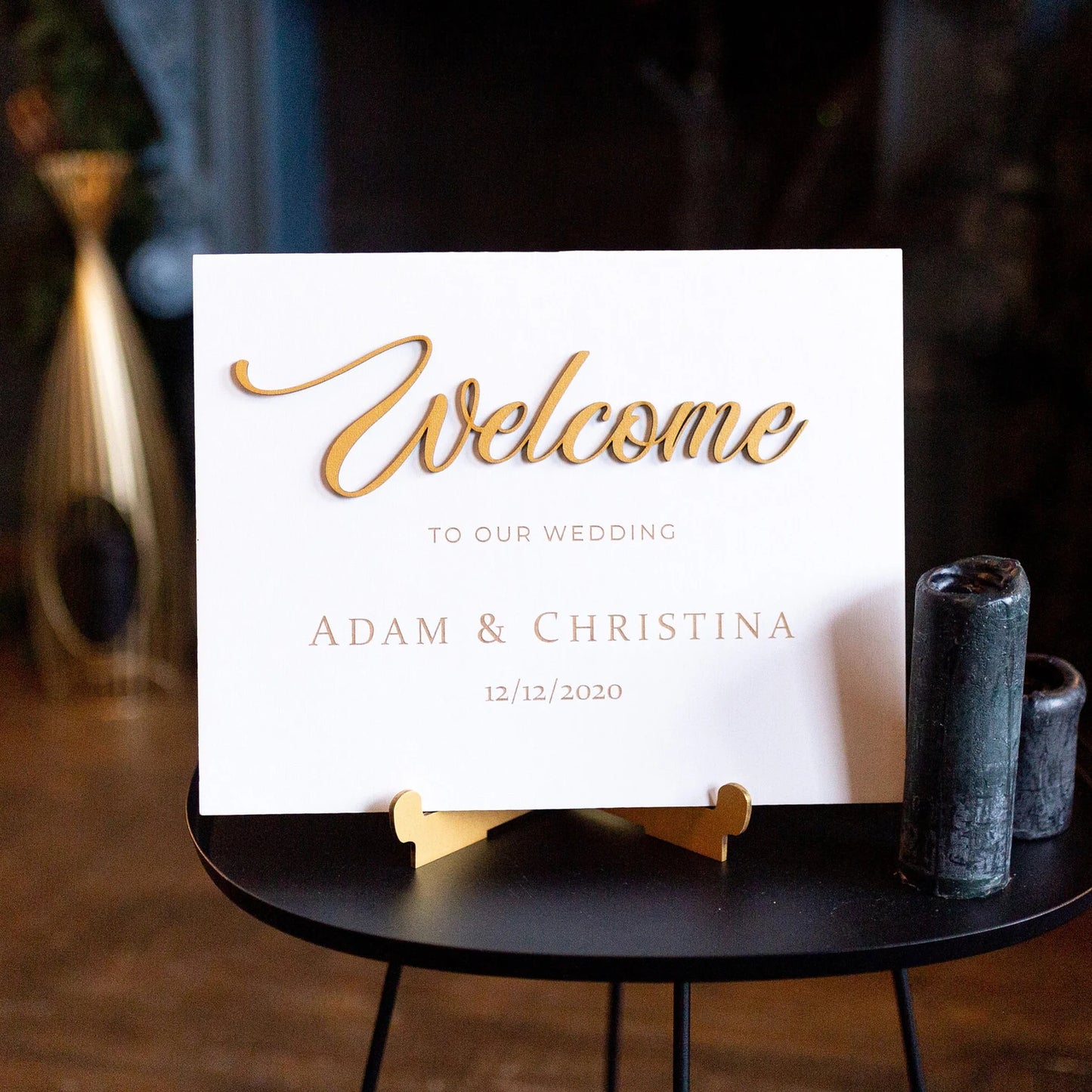 Personalized Welcome Wedding Sign