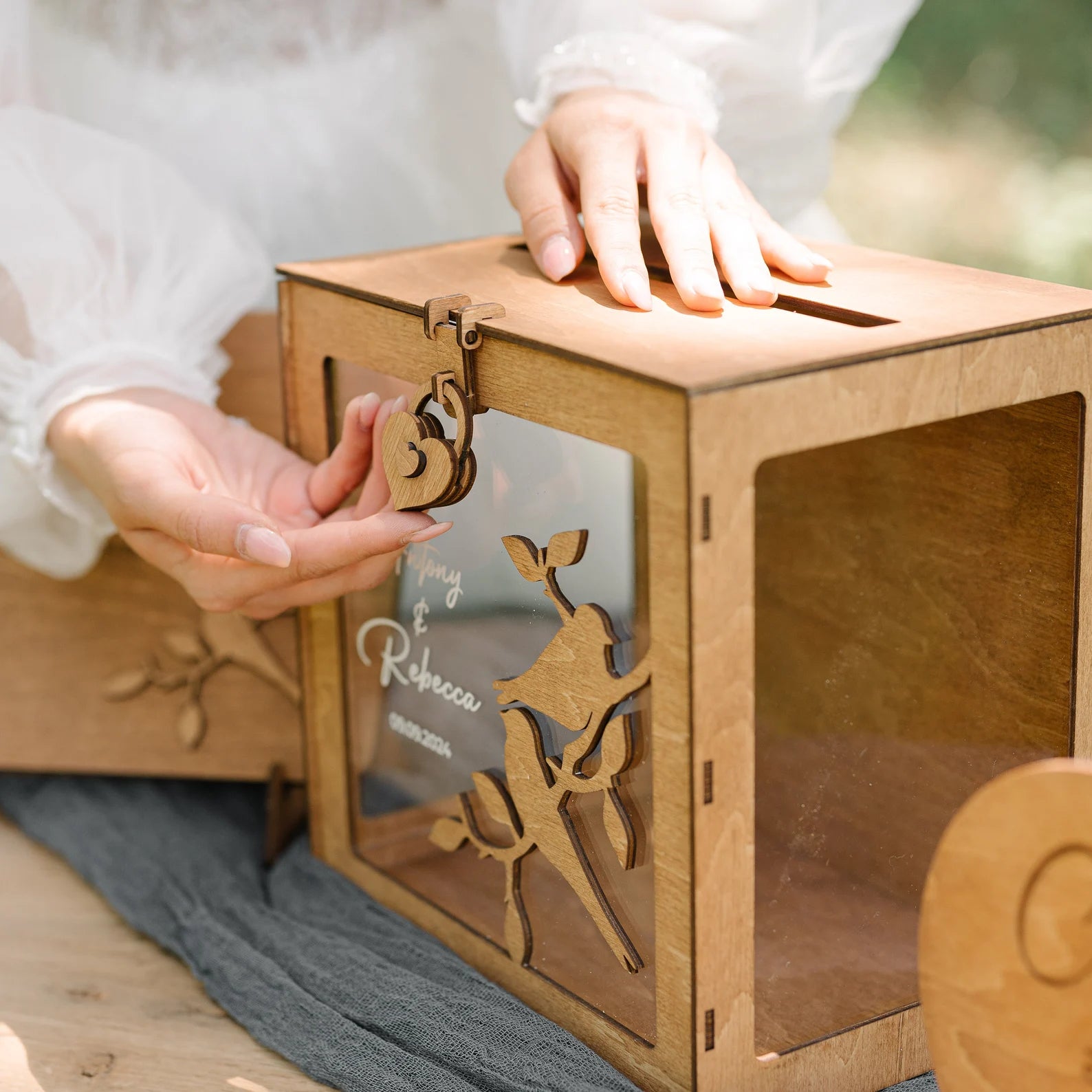 Coffret de cartes arbre généalogique personnalisé pour mariage