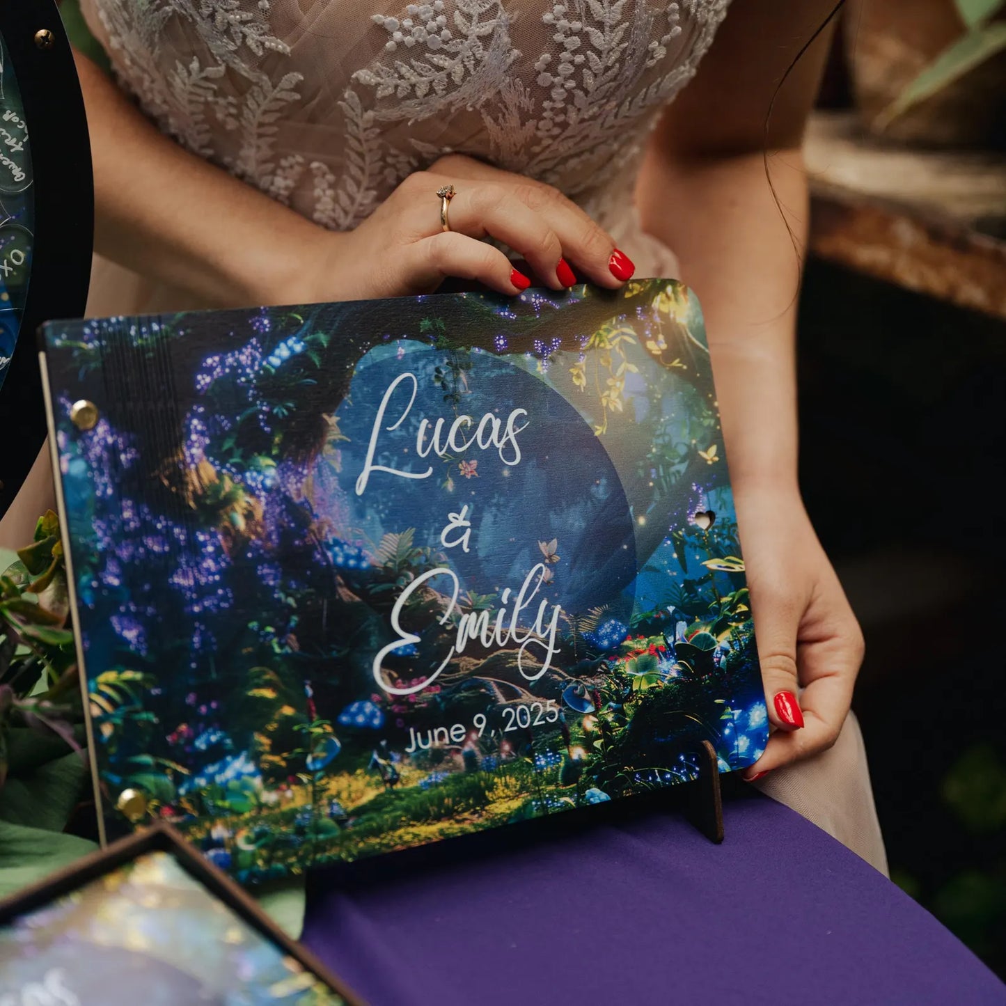 Personalized Wedding Guest Book for Tropical & Destination Wedding