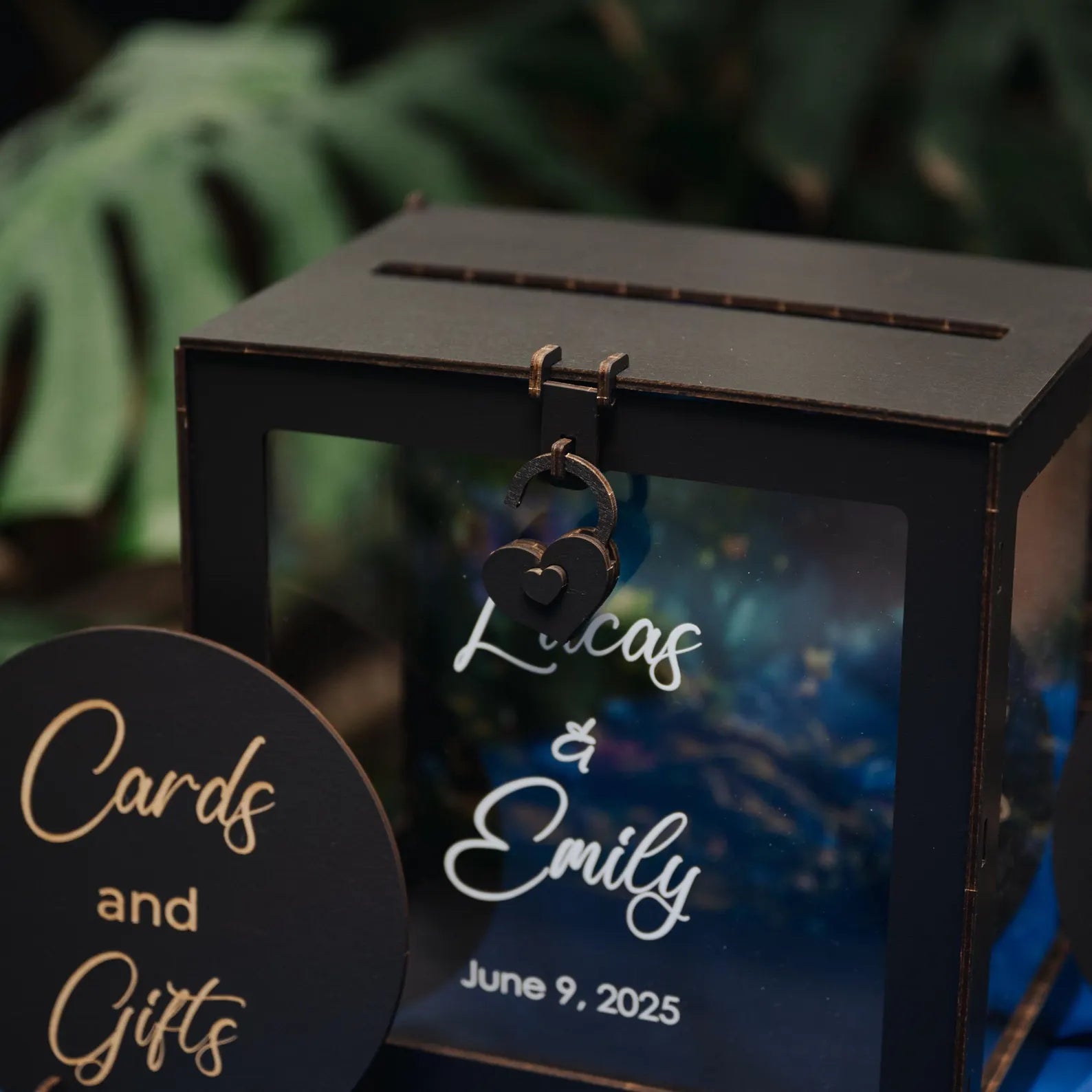 Personalized Card Box for Destination & Tropical Wedding