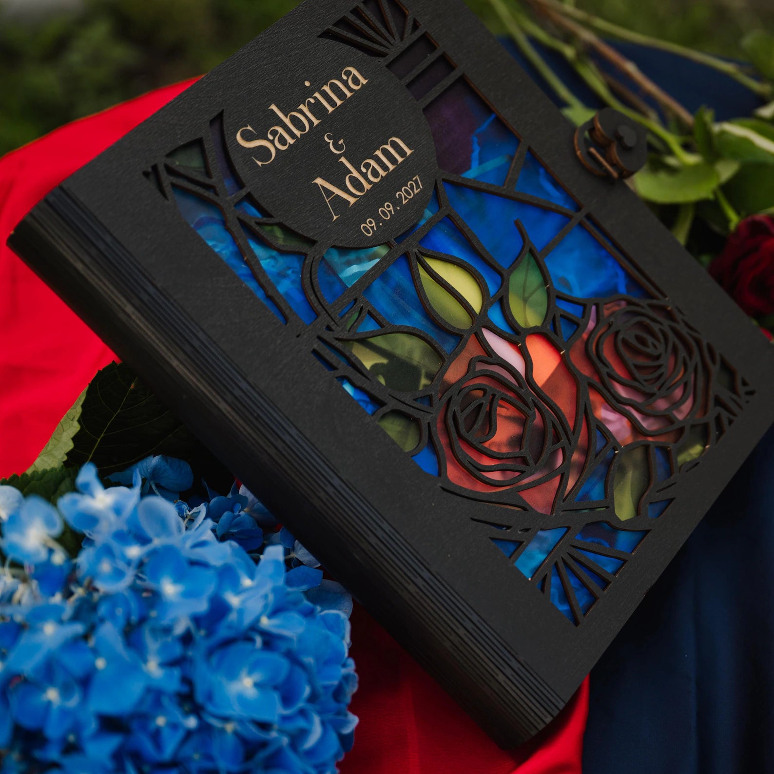 Stained Glass Memory Box: Medieval & Fairytale Wedding Keepsake Book