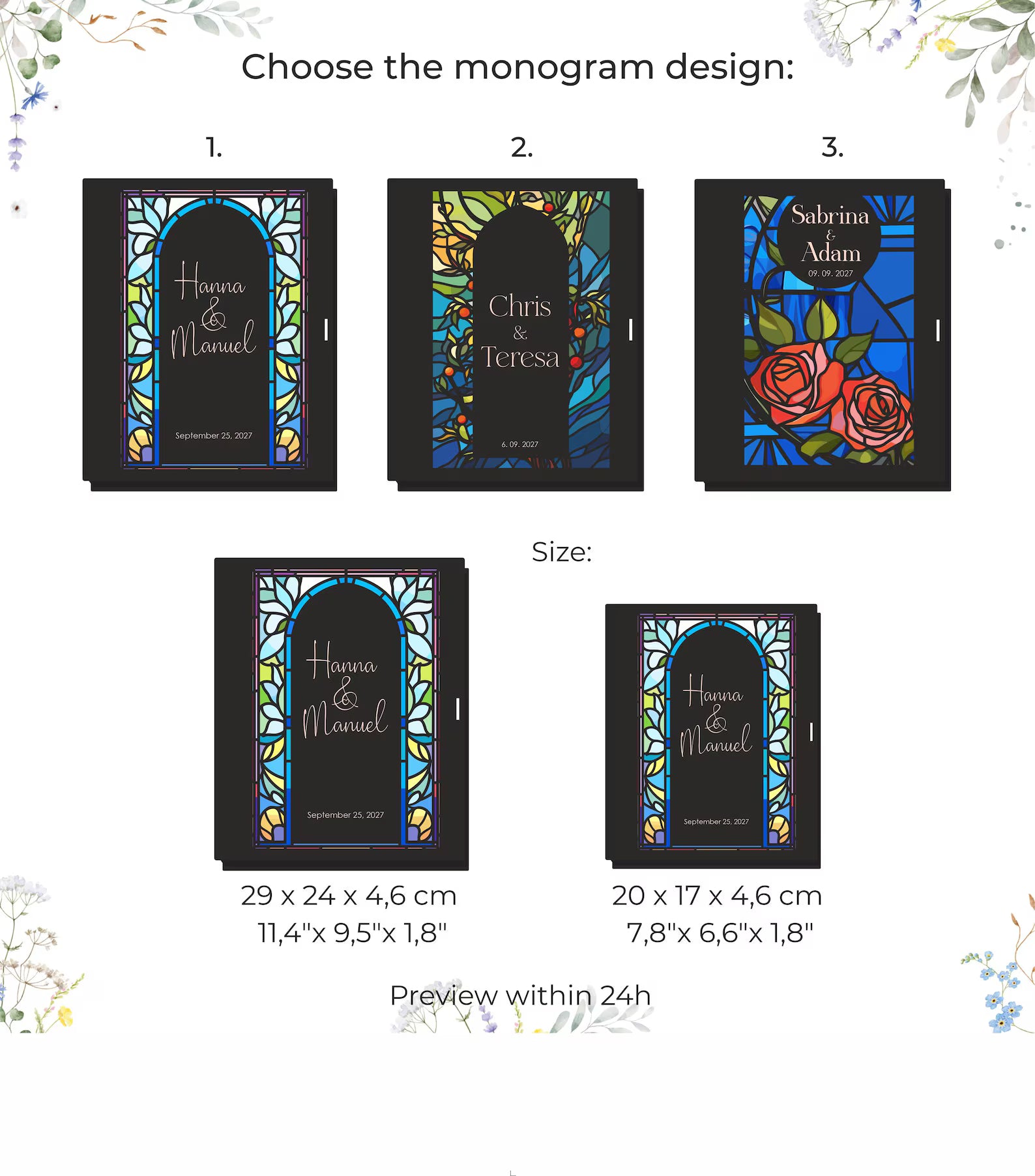 Stained Glass Memory Box: Medieval & Fairytale Wedding Keepsake Book