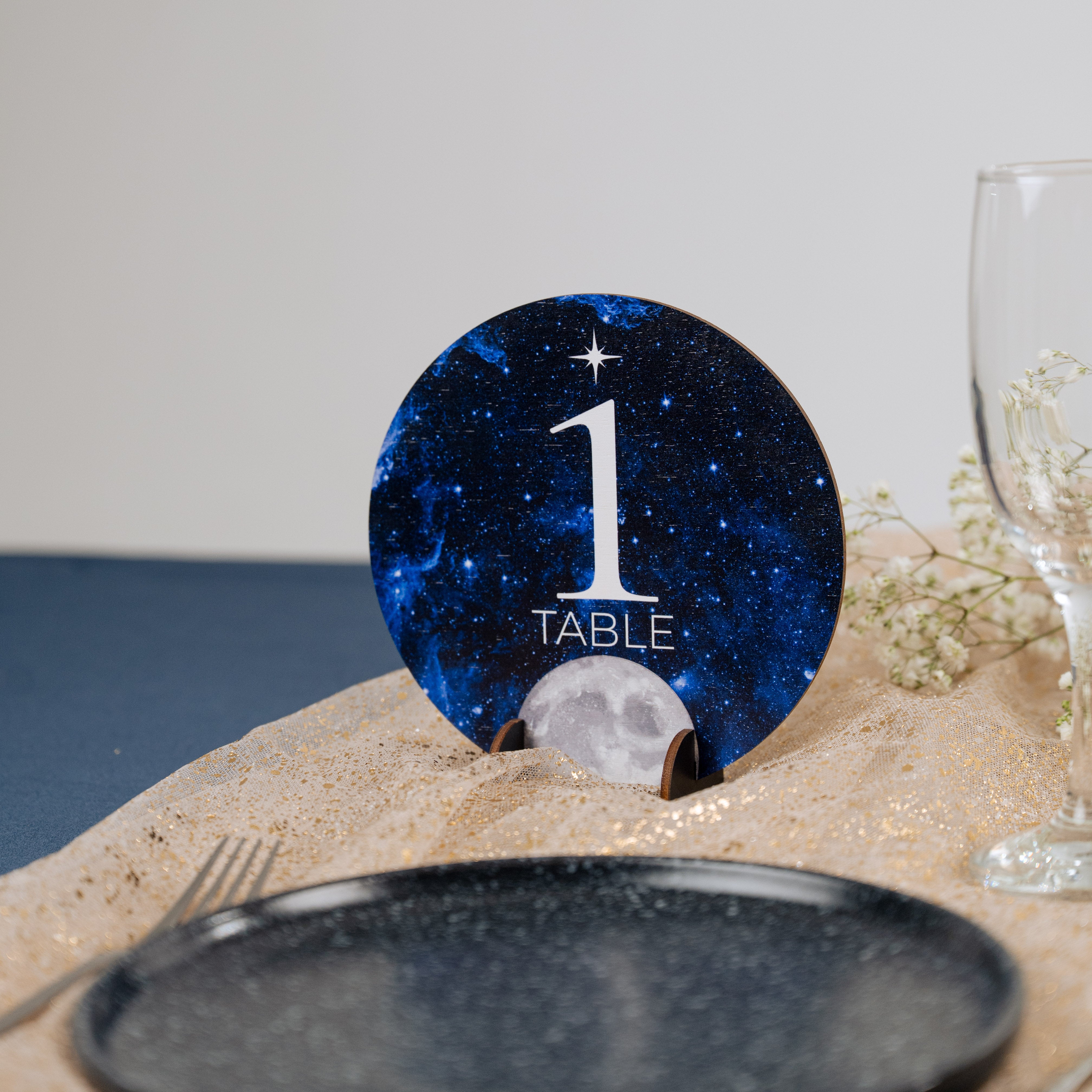 Celestial Wedding Table Numbers