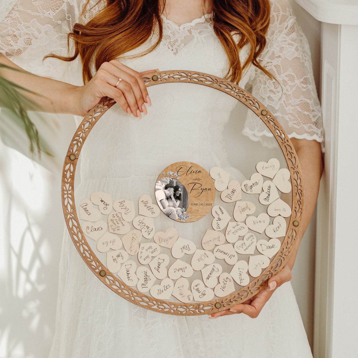 Rustic Wedding Drop Box Guest Book Alternative