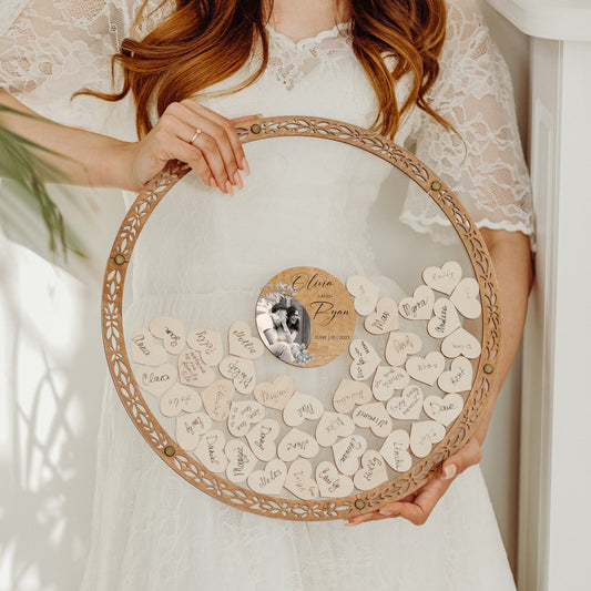 Rustic Wedding Drop Box Guest Book Alternative
