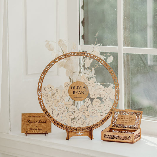 Rustic Wedding Drop Box Guest Book Alternative