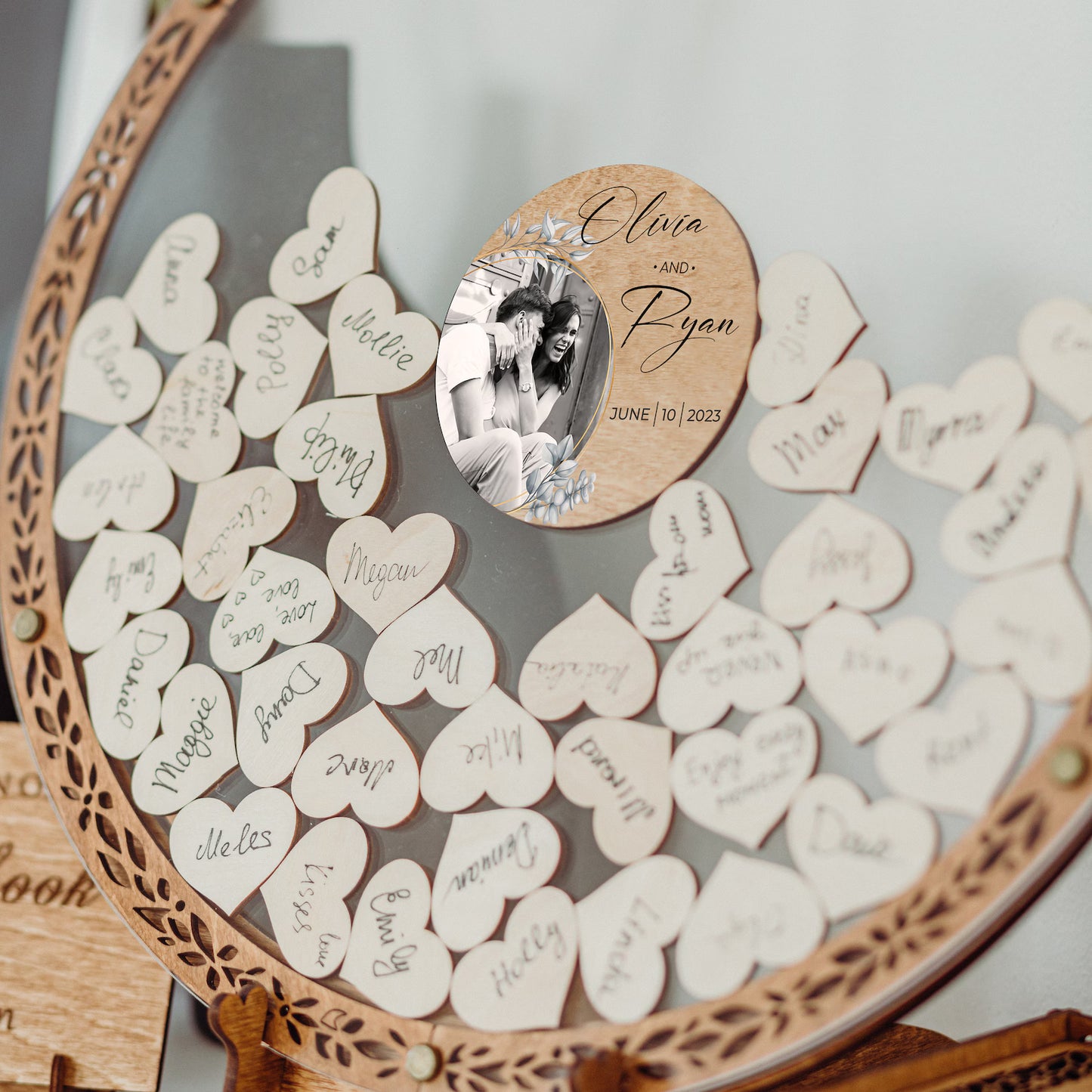 Rustic Wedding Drop Box Guest Book Alternative