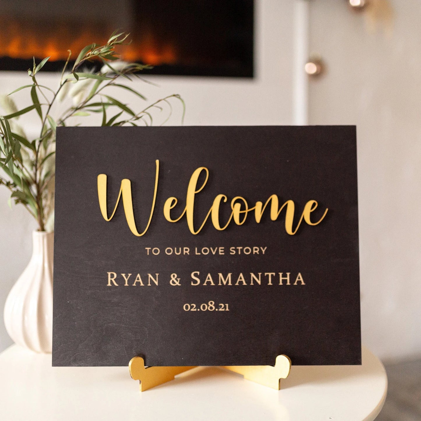 Personalized Welcome Wedding Sign