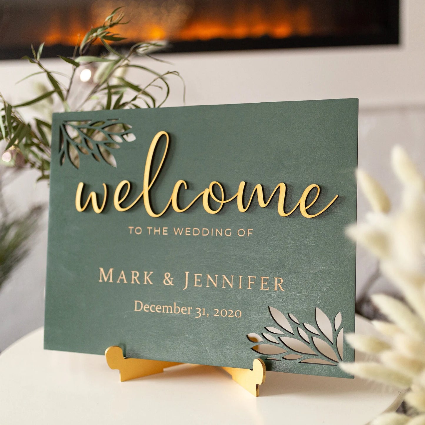 Personalized Welcome Wedding Sign