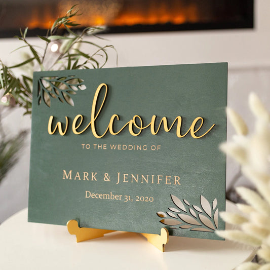 Personalized Welcome Wedding Sign