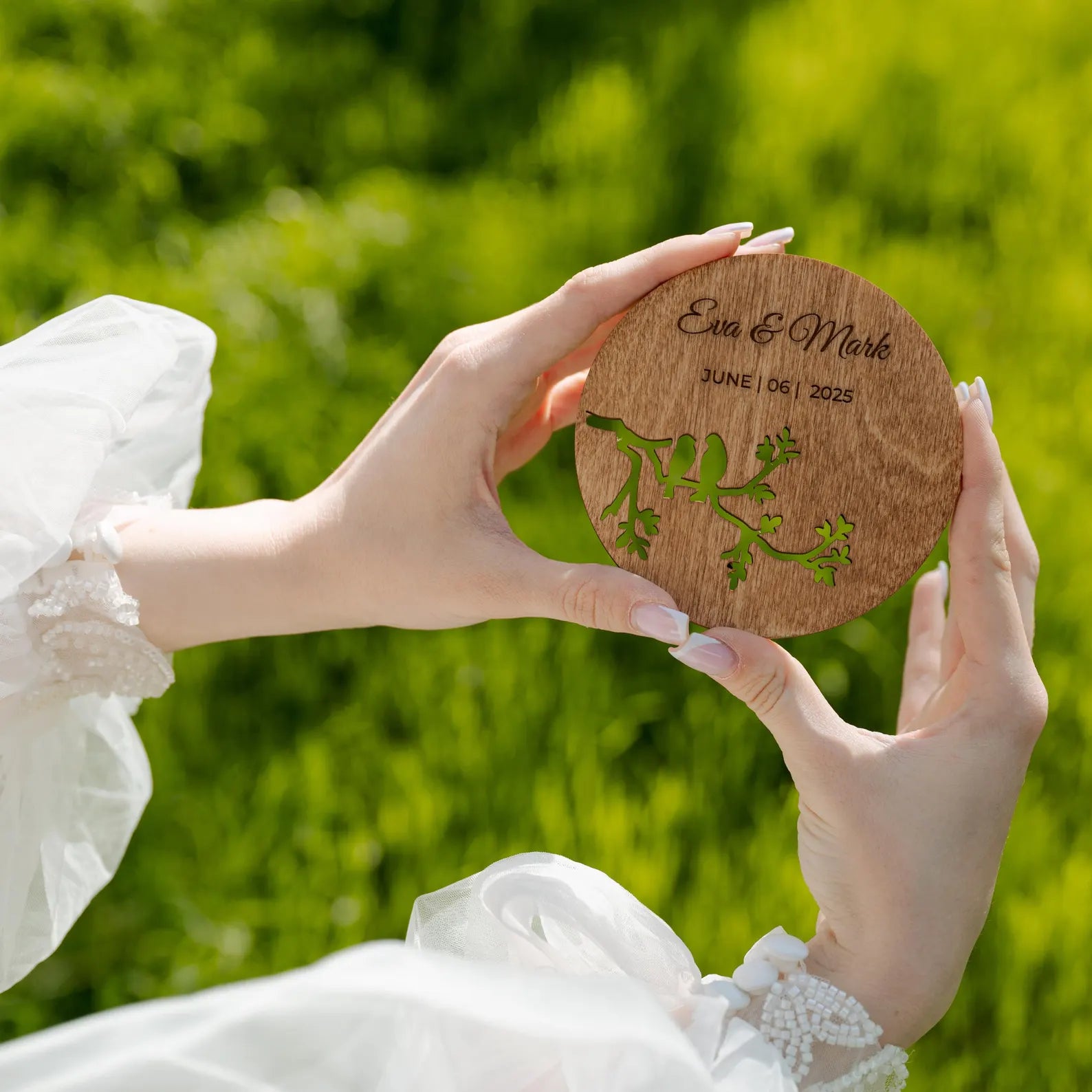 Personalized Family Tree Wedding Favors for Guests in Bulk: Coaster Gifts